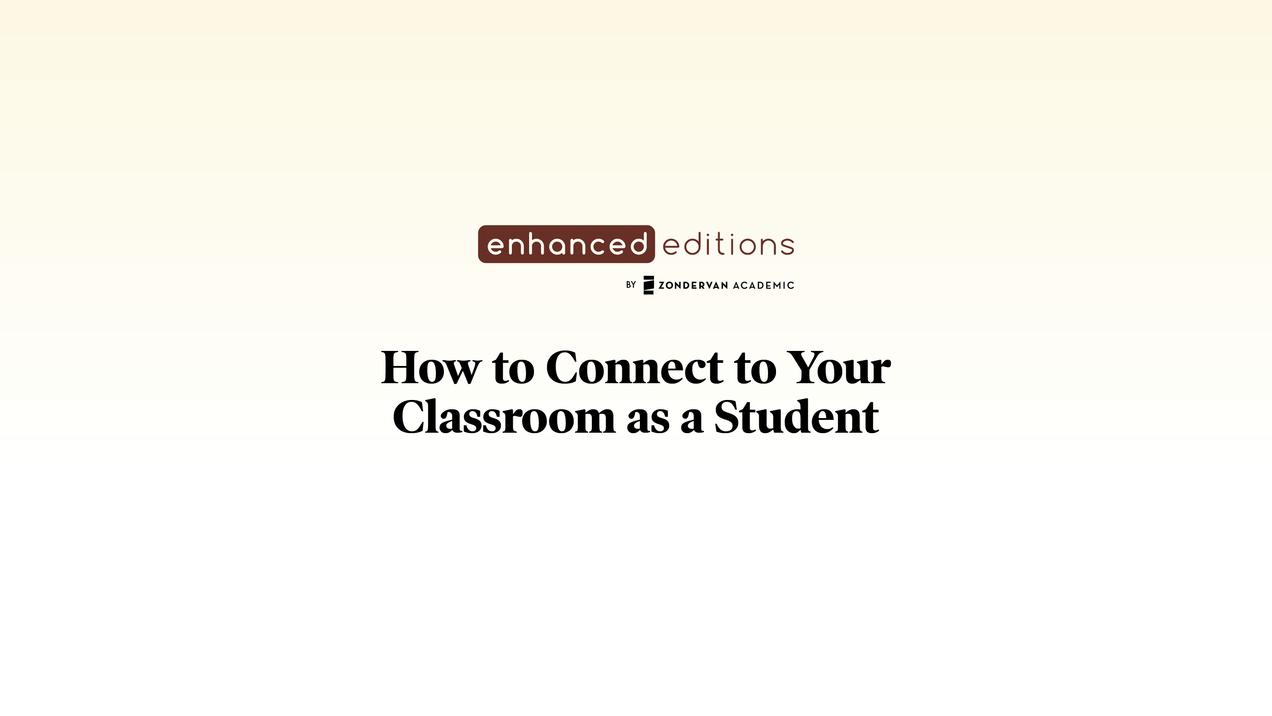 How to Connect to Your Classroom as a Student
